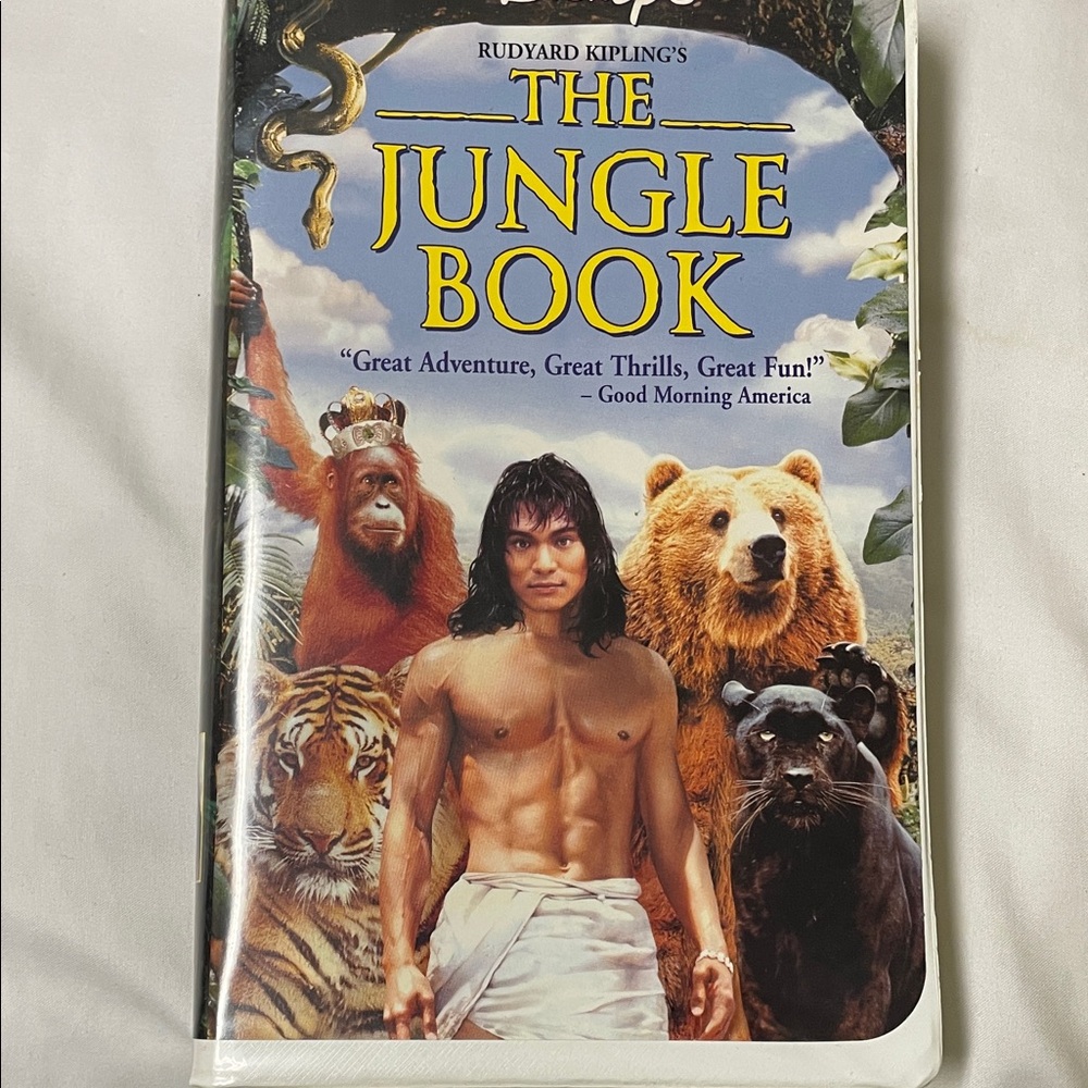 Disney The Jungle Book VHS - Yellow and Green